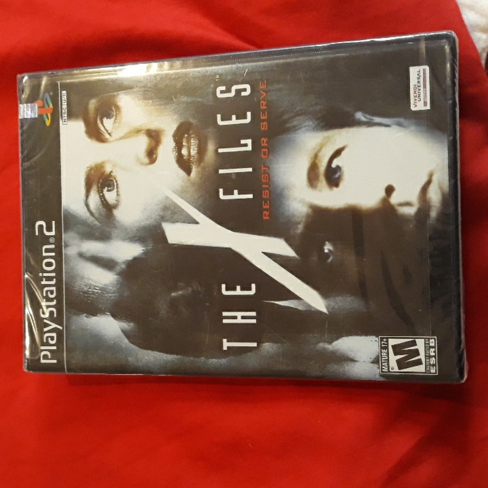 PlayStation 2, The X Files Resist or Serve, Vivendi Universal, NEW, Sealed, Rare